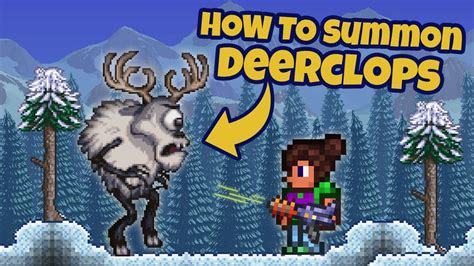 how to summon deerclops terraria